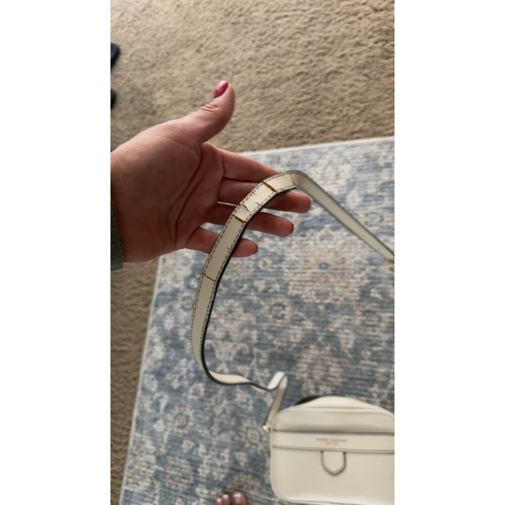 Marc Jacobs Marshmallow Cream Saffiano Leather Crossbody Bag - Picture 5 of 5